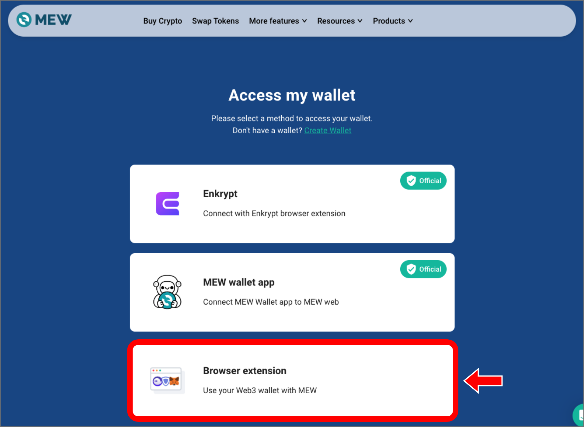 【秘密鍵入力非推奨】MyEtherWallet（マイイーサウォレット）でログイン方法をMetaMask接続へ切り替える方法